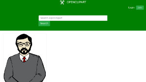 openclipart圖庫：Judge Ito縮圖