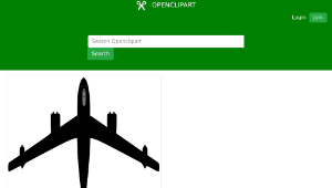 openclipart圖庫：Boeing B47E