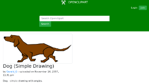 openclipart圖庫：Dog (Simple Drawing)縮圖