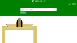 openclipart圖庫：Art Deco Border 1縮圖