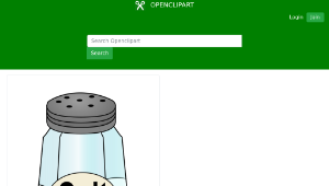 openclipart圖庫：Salt shaker-資源代表圖