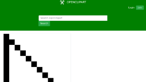 openclipart圖庫：White Pixel Mouse Cursor Arow (Fixed)縮圖