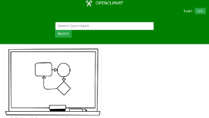 openclipart圖庫：Tableau blanc / White board-資源代表圖