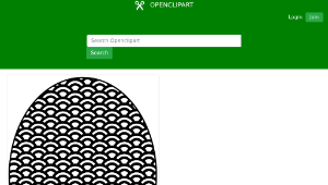 openclipart圖庫：fishscale pattern 02縮圖