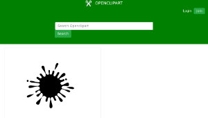 openclipart圖庫：ink splash縮圖