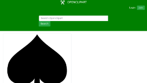 openclipart圖庫：card-pique縮圖