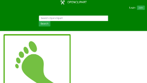 openclipart圖庫：eco green carbon footprint icon