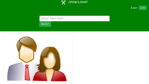 openclipart圖庫：couple縮圖