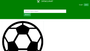 openclipart圖庫：Soccer ball-資源代表圖