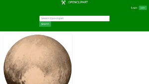 openclipart圖庫：Pluto縮圖