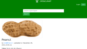openclipart圖庫：Peanut-資源代表圖