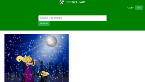 openclipart圖庫：Dancing Couple-資源代表圖