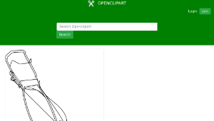 openclipart圖庫：Push Mower縮圖