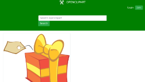 openclipart圖庫：Present Box縮圖