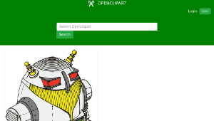 openclipart圖庫：toy robot縮圖