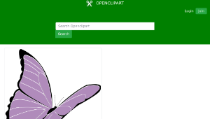 openclipart圖庫：purple butterfly-資源代表圖