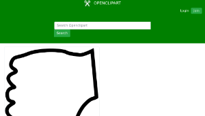 openclipart圖庫：Thumbs Down縮圖