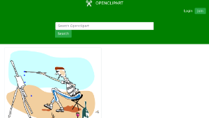 openclipart圖庫：the artist縮圖