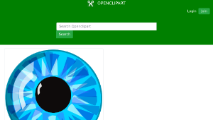openclipart圖庫：Blue Eye縮圖