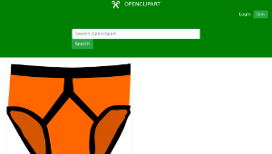 openclipart圖庫：Underpants-資源代表圖