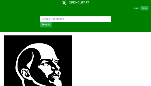 openclipart圖庫：Vladimir Ilyich Lenin-資源代表圖
