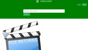 openclipart圖庫：Film Slate-資源代表圖