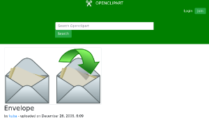 openclipart圖庫：Envelope縮圖