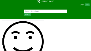 openclipart圖庫：Excited Smiley Face-資源代表圖