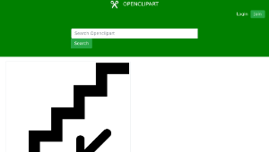openclipart圖庫：aiga stairs down縮圖
