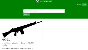 openclipart圖庫：HK 91-資源代表圖