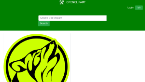 openclipart圖庫：Tribal Wolf