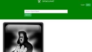 openclipart圖庫：Halloween Ghost縮圖