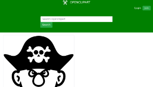 openclipart圖庫：Angry young pirate縮圖