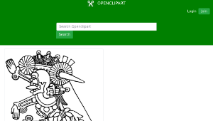 openclipart圖庫：mictlantecuhtli-資源代表圖