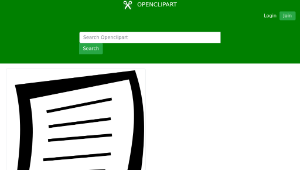 openclipart圖庫：Paper-資源代表圖