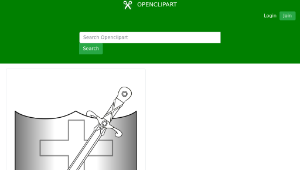 openclipart圖庫：Shield and Longsword縮圖