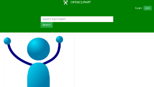 openclipart圖庫：Stickman 11縮圖