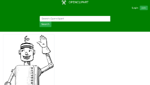 openclipart圖庫：mechanical man