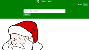 openclipart圖庫：santa-資源代表圖