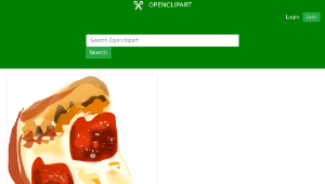 openclipart圖庫：Pizza Slice縮圖