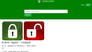 openclipart圖庫：Icons: open - closed-資源代表圖