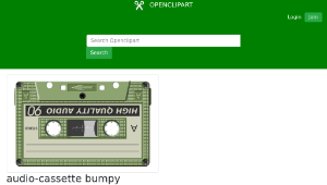 openclipart圖庫：audio-cassette bumpy rmx縮圖
