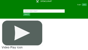 openclipart圖庫：Video Play Icon-資源代表圖