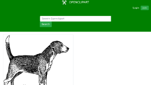 openclipart圖庫：Beagle dog縮圖