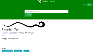 openclipart圖庫：Flourish Ten縮圖