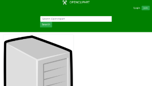 openclipart圖庫：server mimooh 01r縮圖