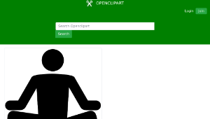 openclipart圖庫：yoga縮圖