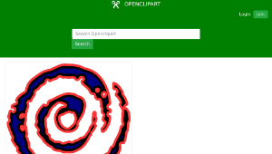 openclipart圖庫：Spiral Fire縮圖