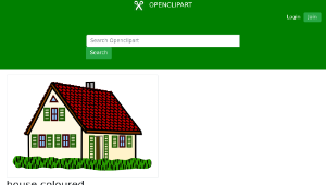 openclipart圖庫：house coloured-資源代表圖