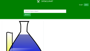 openclipart圖庫：Chemical Science Experiment-資源代表圖
